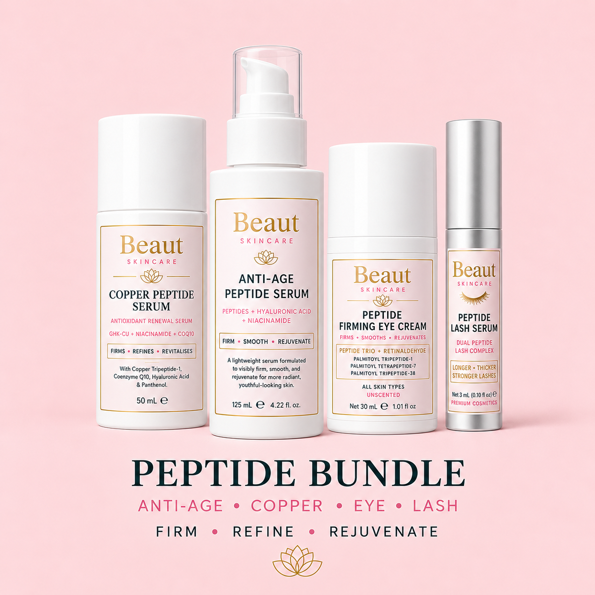 Beaut peptide bundle