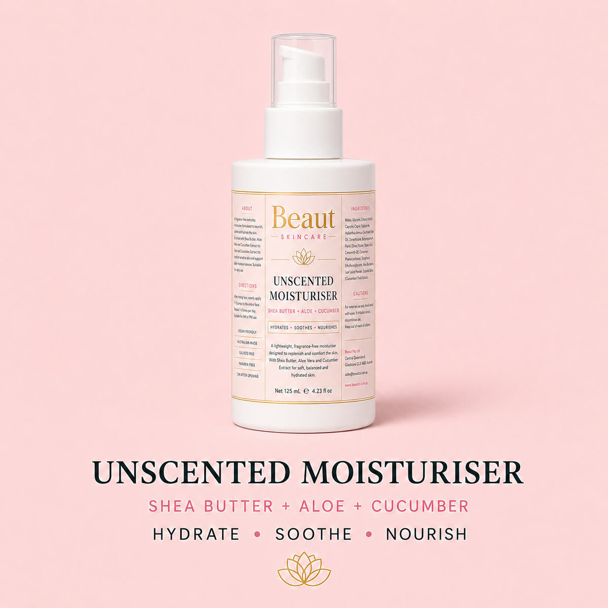 Unscented Moisturiser